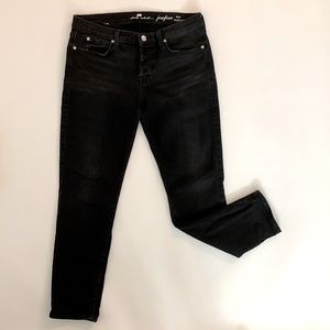 7 for all mankind Black Distressed Josefina Jeans